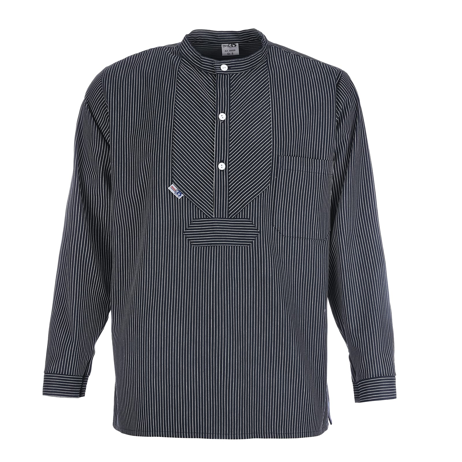 modASUnisex Fisherman Shirt Basic Line in Finkenwerder Style - Sailor Shirt with Stripes
