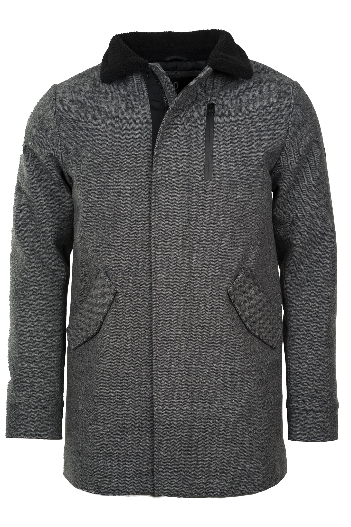 Indicode Herren Mantel Wollmantel Woll Winter Mantel Parka Winterparka Edel Business