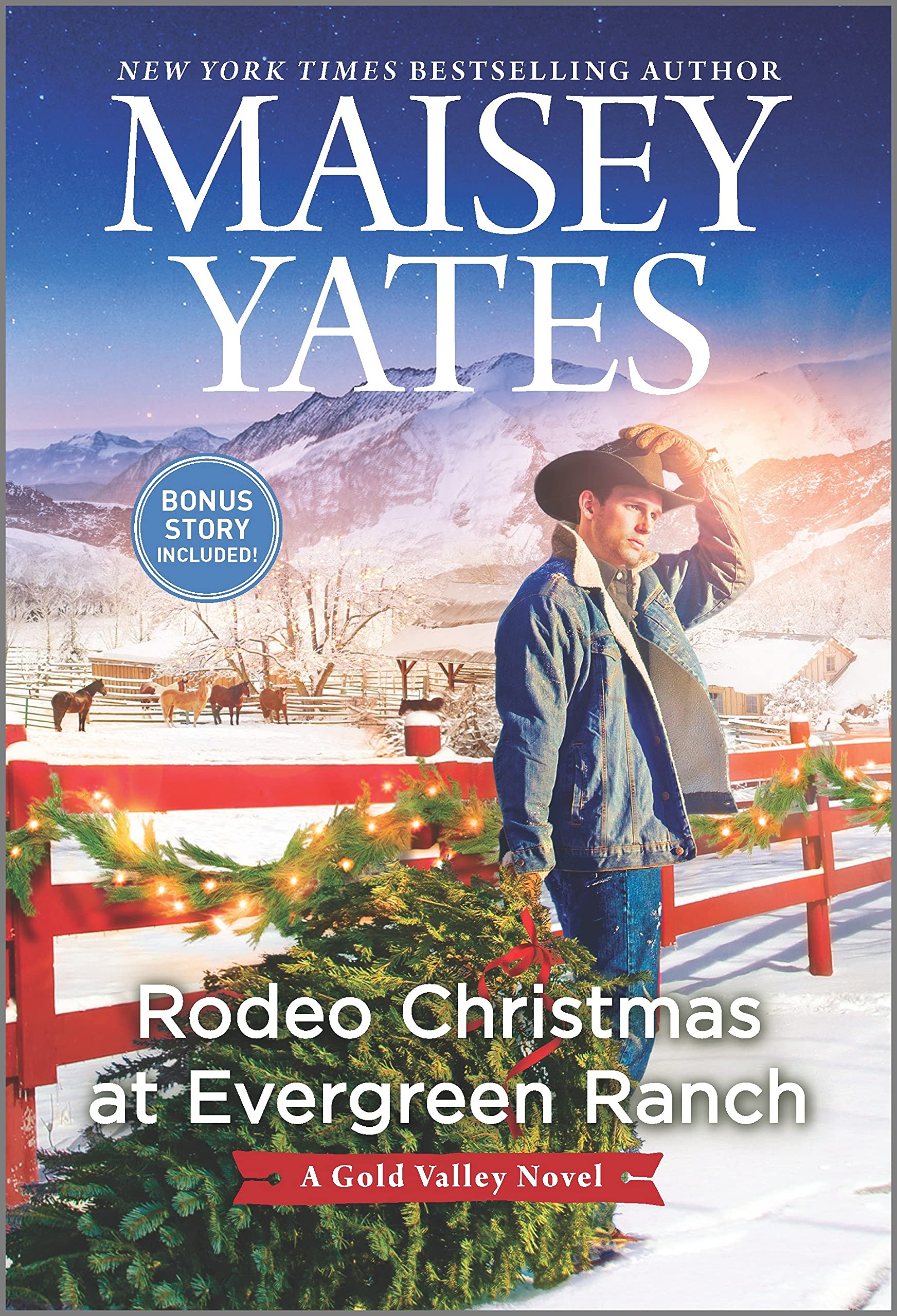 Rodeo Christmas at Evergreen Ranch: A Novel – A Friends-to-Lovers Western Romance Set During the Holidays (Gold Valley Novels Book 13)