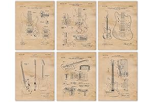 Vintage Electric Guitars Patent Prints