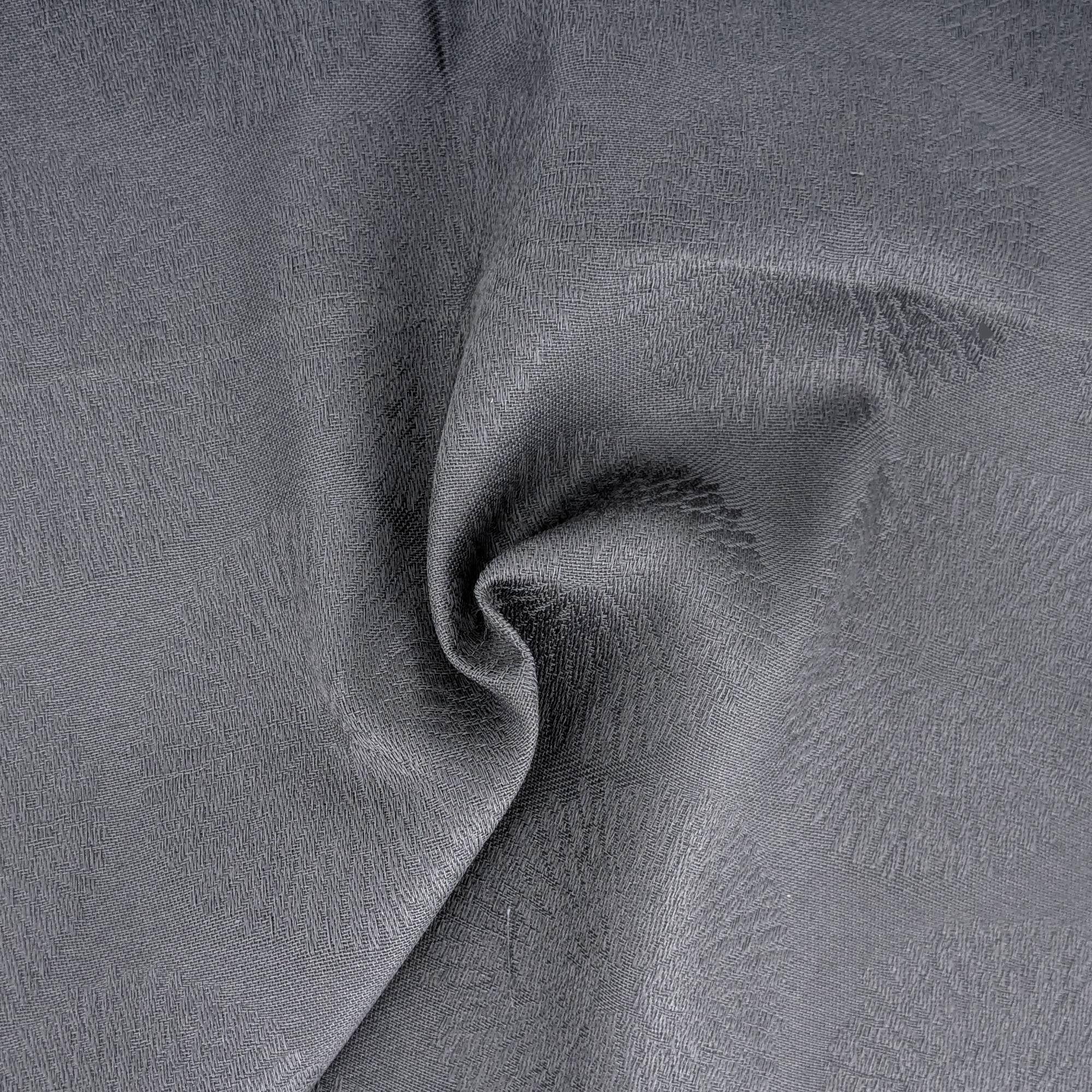 Nappe ovale 180x240 cm HÉLIOS Anthracite 100% coton + enduction acrylique