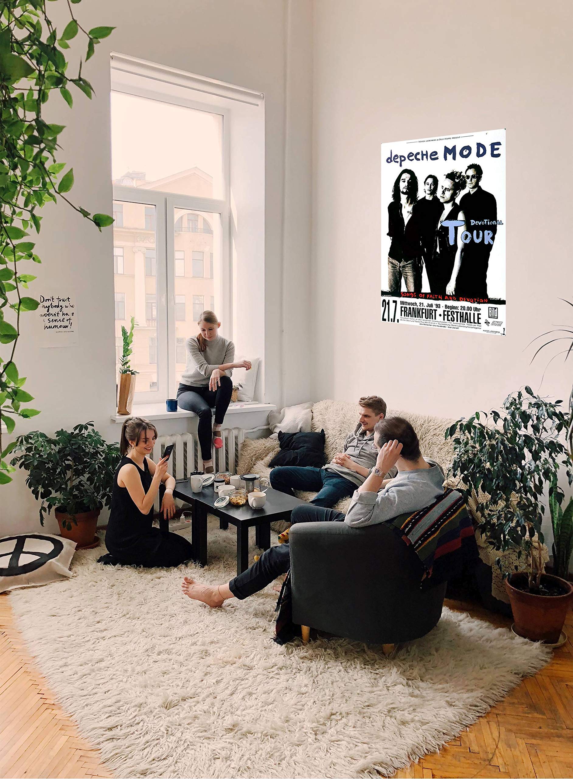 Depeche Mode - DevoTional, Frankfurt 1993 » Konzertplakat/Premium Poster | Live Konzert Veranstaltung | DIN A1 «