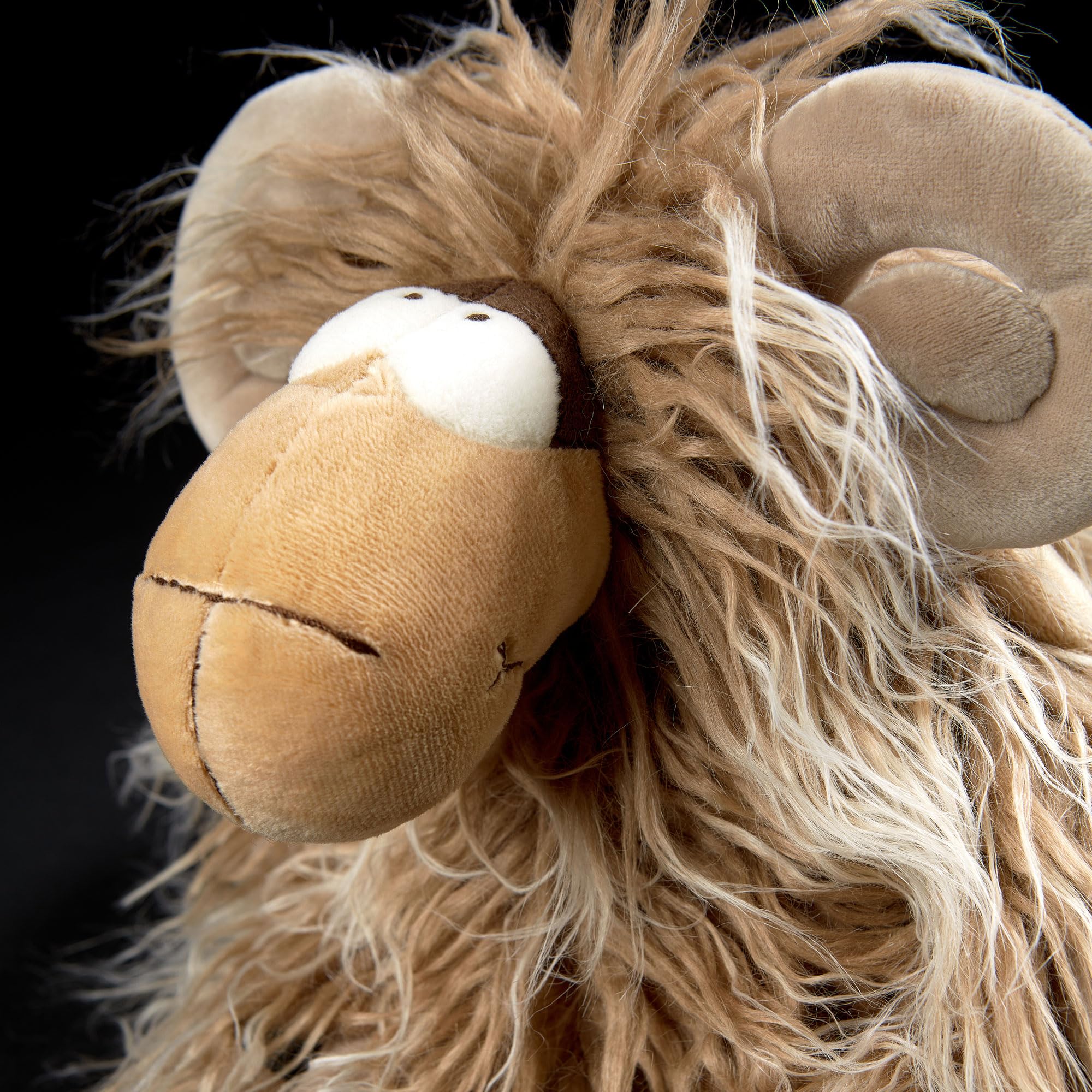 sigikid Mufflon Muff, BeastsTown, Beige/Braun/Bock | außergewöhnlichs Design, detailreich, liebenswert - ein echter Freund fürs Leben