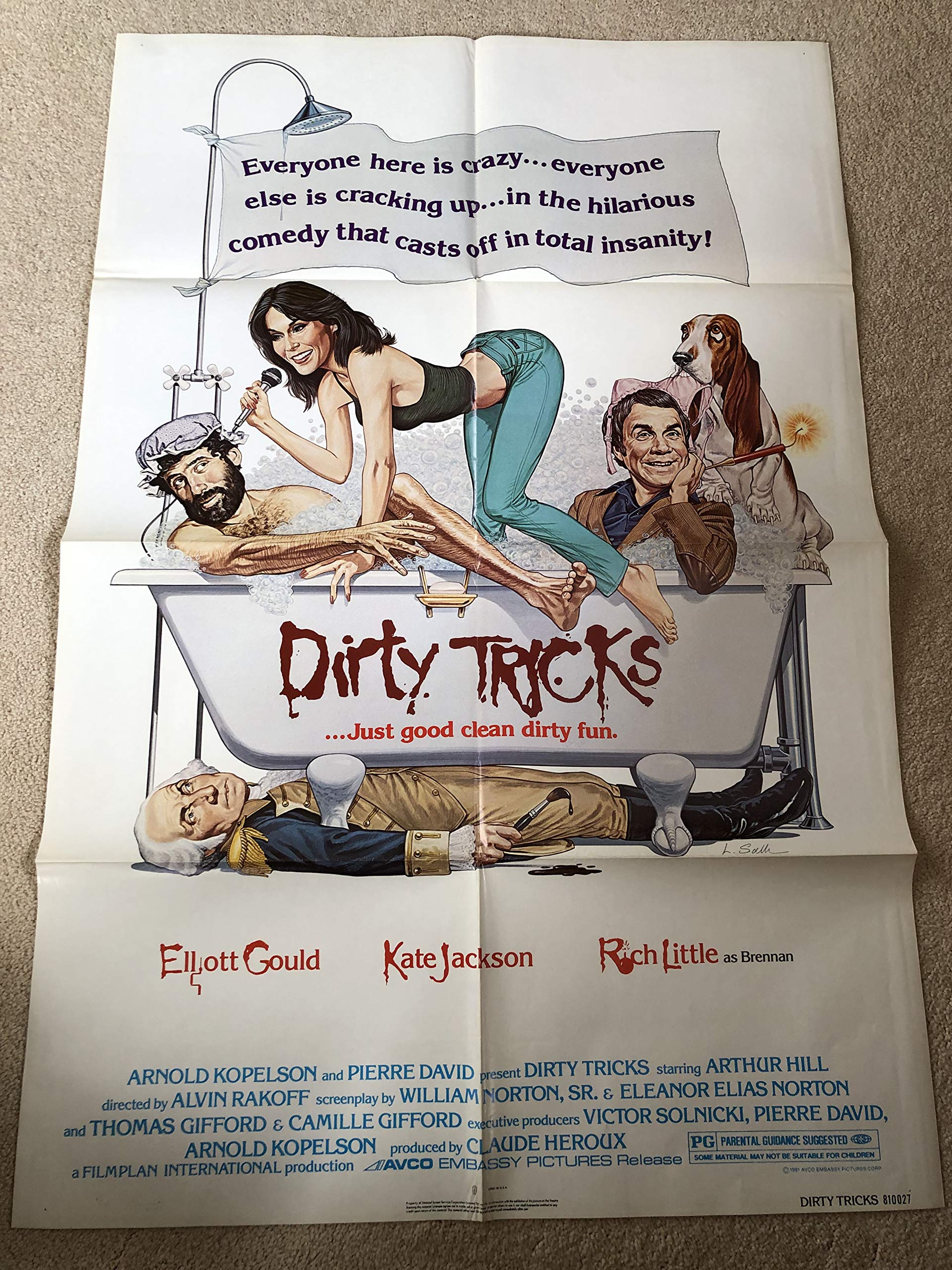 Amazon.com: DIRTY TRICKS (1981) Original Authentic Movie Poster