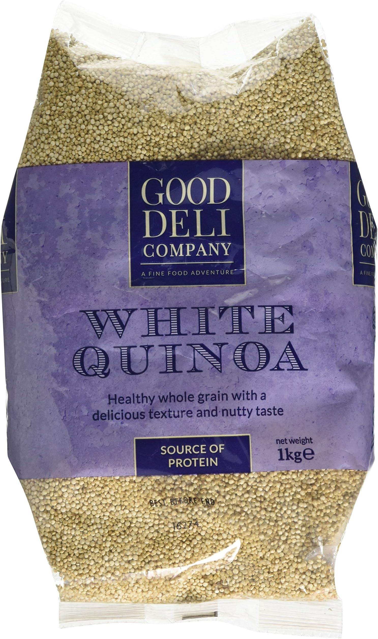 GOOD DELI COMPANY White Quinoa, 1 kg, Pack of 1