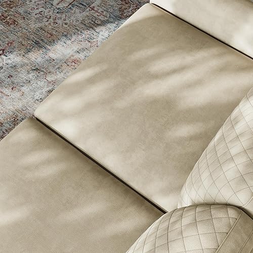 Miniatura 3 de Vesgantti Sofá de 65 pulgadas + silla decorativa de 31.5 pulgadas, sofá de 2 plazas+sillón, sofá de dos plazas híbrido moderno con resortes de