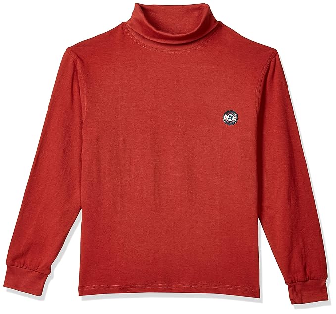 Bumchums Boys Cotton Sweatshirt (J2006_Rust_80)