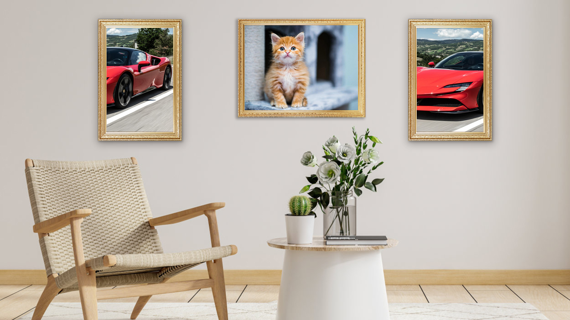 ポスター　額付き　vintage Amazon.com - Edenseelake 18x24 Picture Frames Set of 2