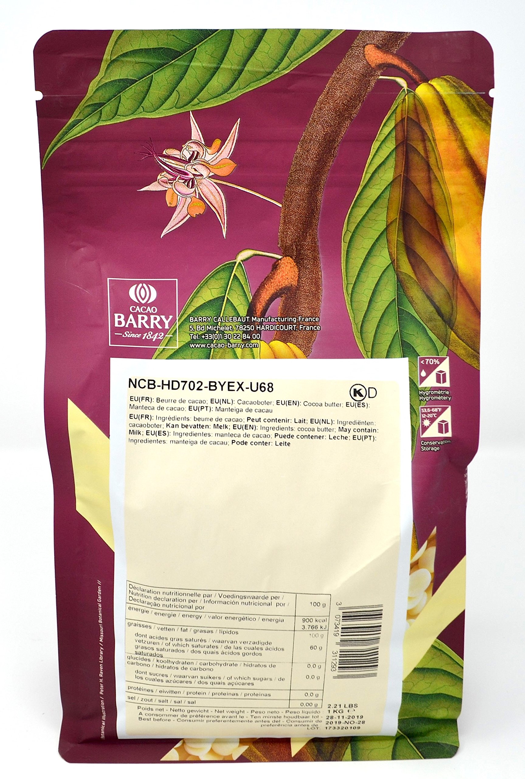 Le Petit Mitron Beurre DE Cacao en PISTOLES x 1 Kilo