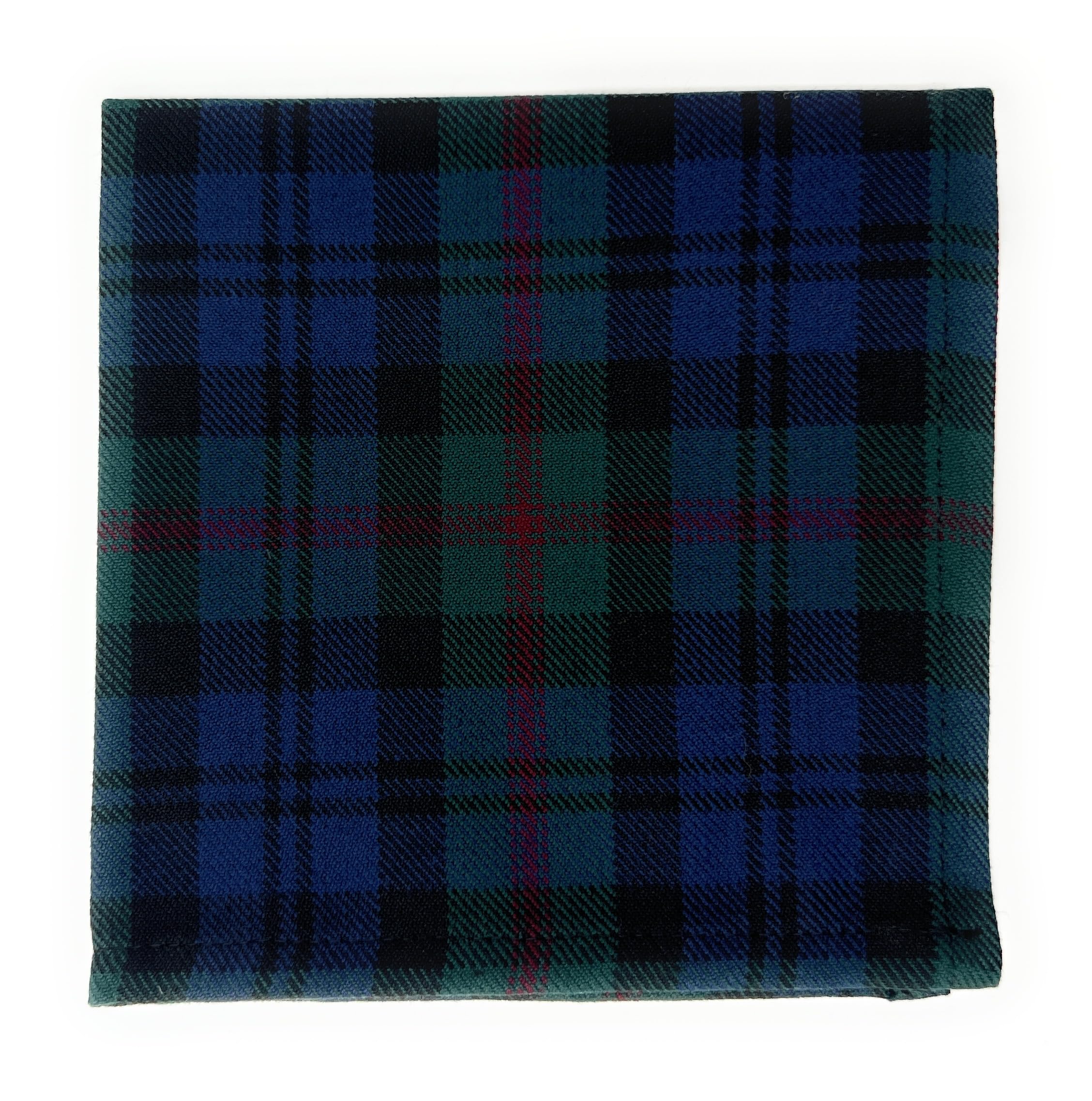 Tartan Tweeds Men's Baird Tartan Pocket Square Handkerchief 26Cm X 26Cm (Baird)