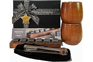 Whiskey Bourbon Gift Set: Wooden Glass for an Unparalleled Drinking Experience