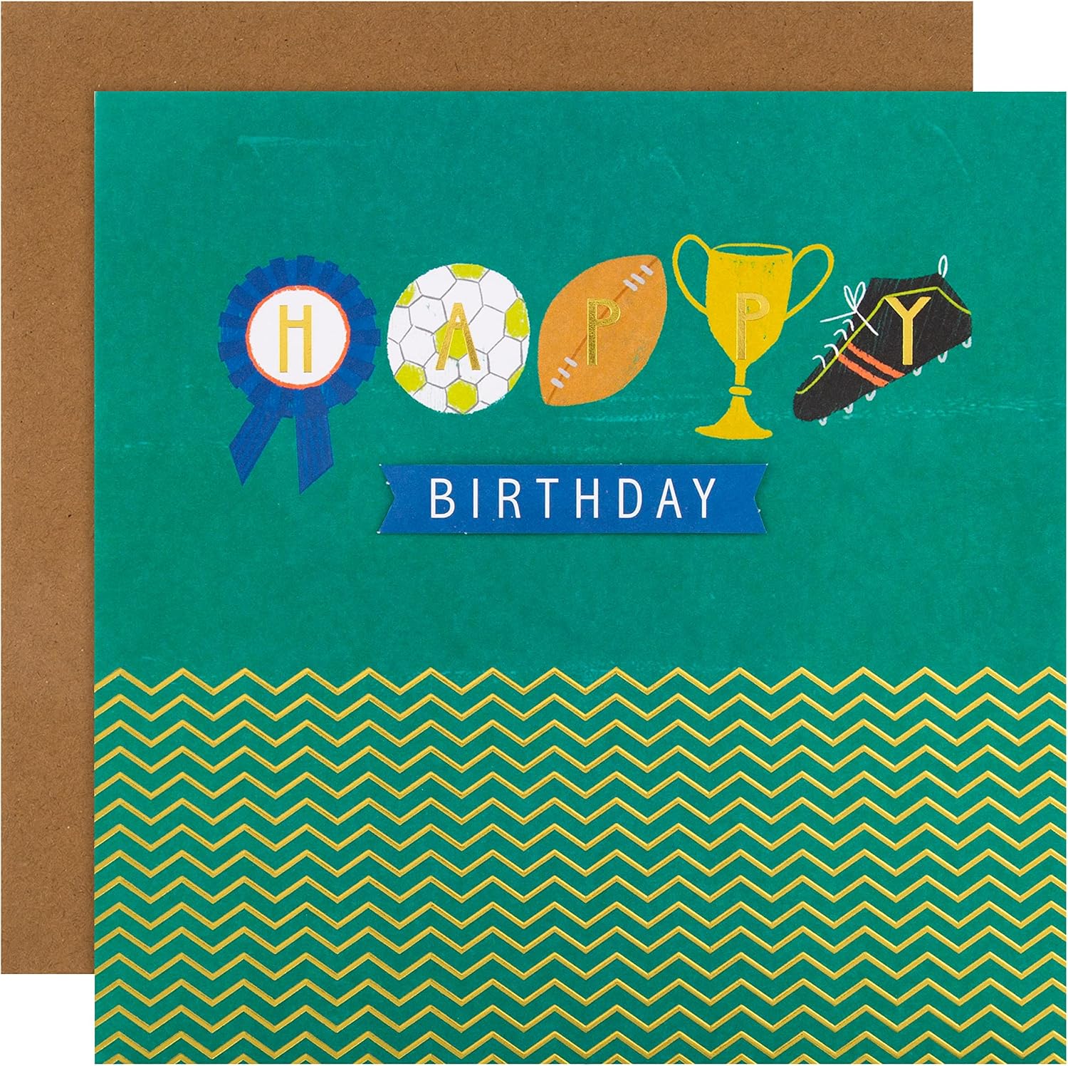 Hallmark Birthday Card - Classic Illustrated Design
