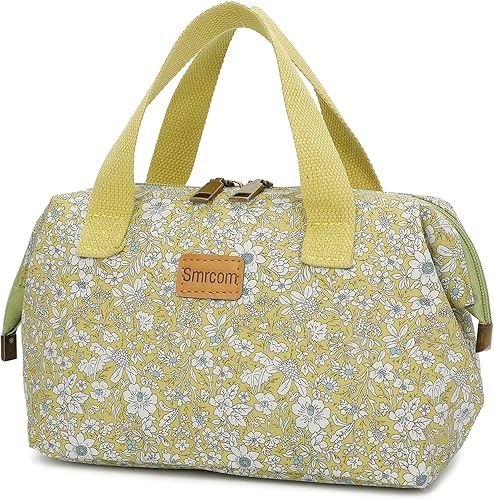 Smrcom Bolsa de maquillaje Bolsa de cosméticos para mujeres y niñas Bolsa de maquillaje de viaje Bolsa de inodoro Bolsa organizadora con cremallera