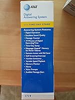 Vista 3 de AT&T Contestador digital 1719 con identificador de llamadas audible