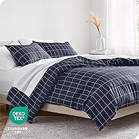 Vista 119 de Bare Home Funda de edredón extra larga – Premium 1800 súper suave – Funda de edredón ligera y fresca – Ropa de cama suave y transpirable