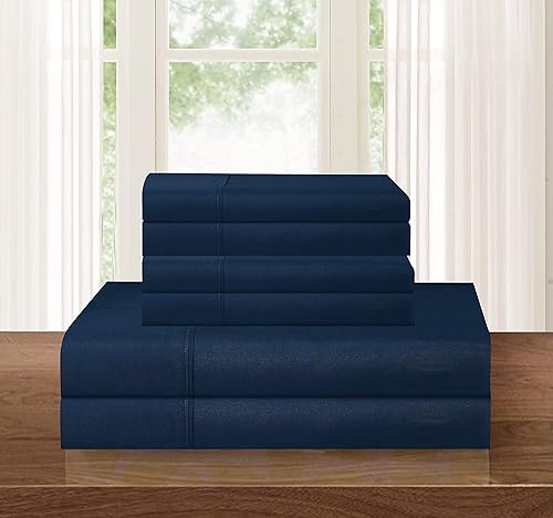 Miniatura 1 de Elegant Comfort - Juego de ropa de cama de lujo, 4 piezas, egipcio de 1500 hilos, calidad de hotel, premium, resistente a las arrugas y a la