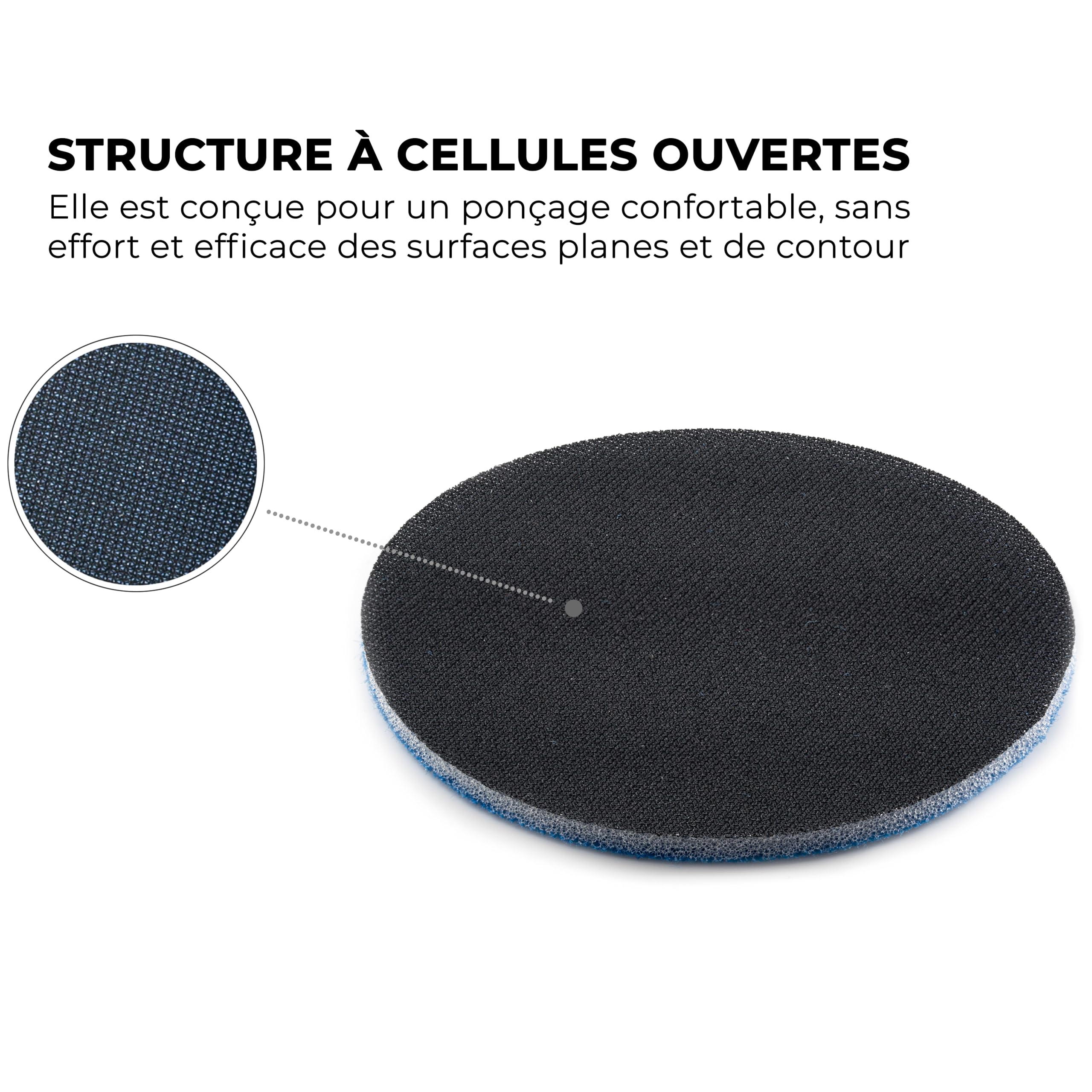 GLASS POLISH 14302 GlasX60 Disques abrasifs professionnels pour verre et plastique | Grain P600 | Ø 75 mm | Paquet de 20