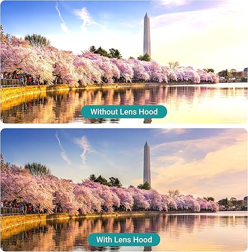 Miniatura 6 de JJC HB-N106 Parasol reversible dedicado para Nikon AF-P DX 0.709-2.165 in f3.5-5.6G VR, AF-P DX 0.709-2.165 in f3.5-5.6G lente en cámara Nikon D3500