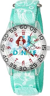 Princess Kids' Plastic Time Teacher Analog Quartz Nylon Strap Watch