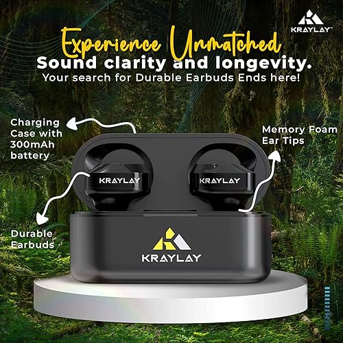 Miniatura 6 de Auriculares inalámbricos | Auriculares Bluetooth 5.3 con tiempo de reproducción de 40 horas | Auriculares impermeables IPX7 | Auriculares con