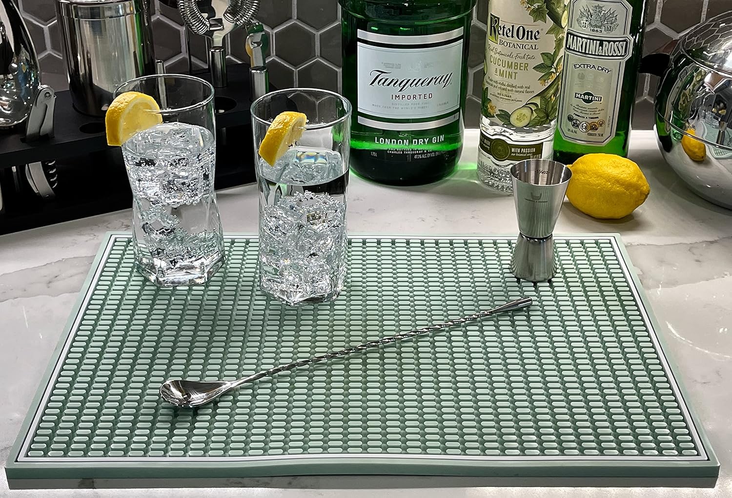 Highball & Chaser Premium Bar Mat Set 45 912PWCOPN2S. AC SL1500