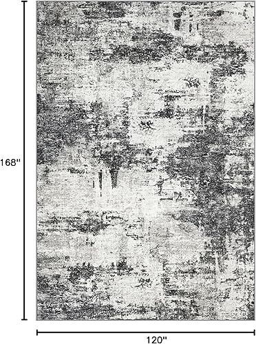 Miniatura 141 de Alfombra de área para sala de estar: alfombra lavable de 5 x 7 con respaldo antideslizante, no desprende pelo, resistente a las manchas, plegable