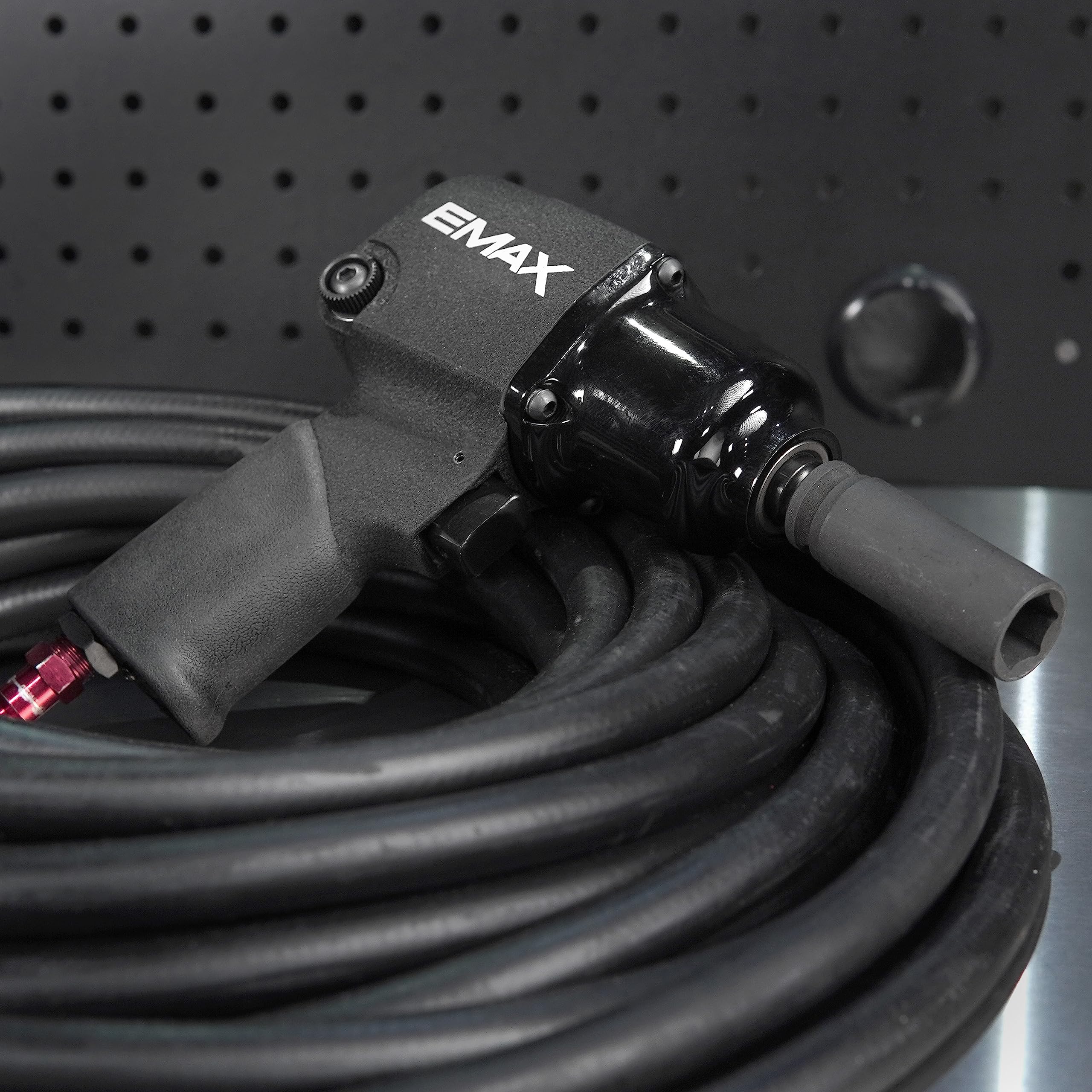 EMAX EATIWH3S1P - Chiave pneumatica pneumatica da 3/8" con coppia massima di 121,9 m e 9.500 giri/min