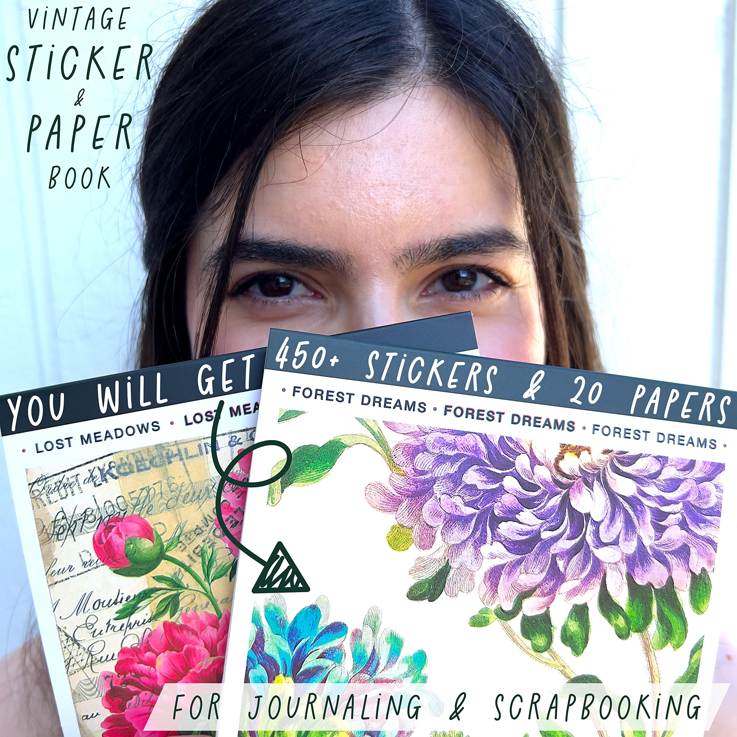 Washi Stickers for Junk Journaling - Vintage Designs -6