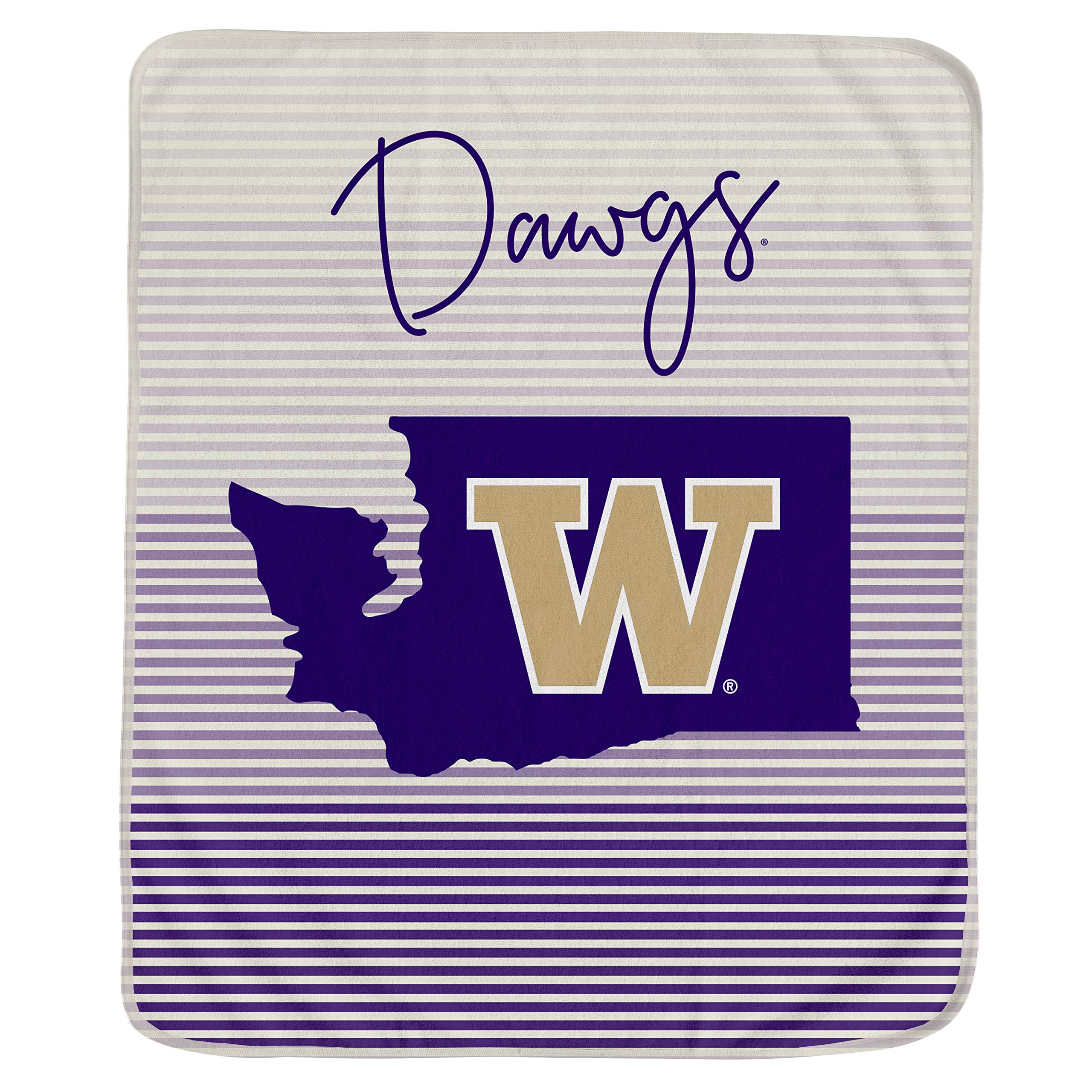 Pegasus SportsOfficially Licensed NCAA State Stripe Blanket, 60" x 70"