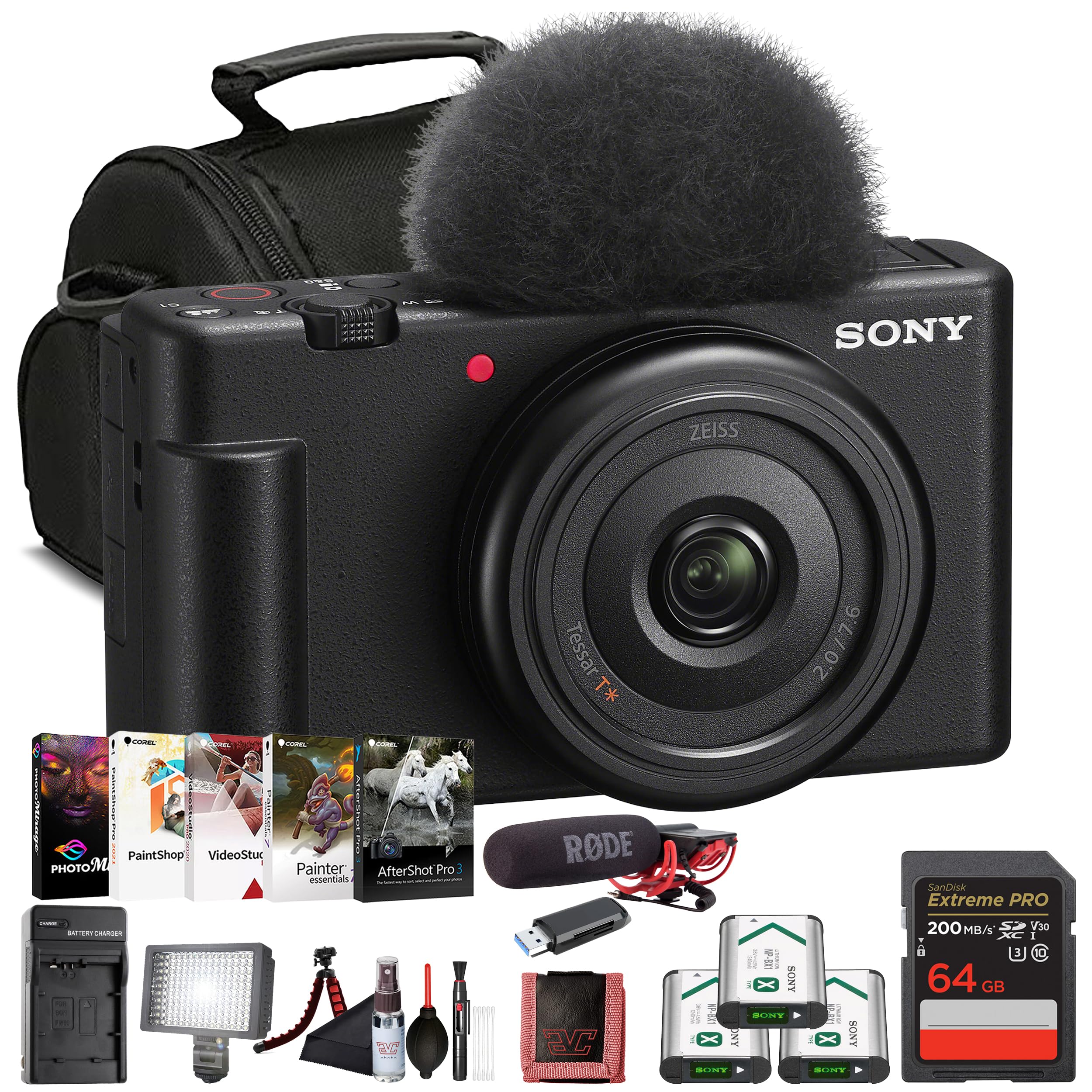 Sony ZV-1F デジタルカメラ 黒 Amazon.com : Sony ZV-1F Vlogging Camera (Black) 20.1 MP 1