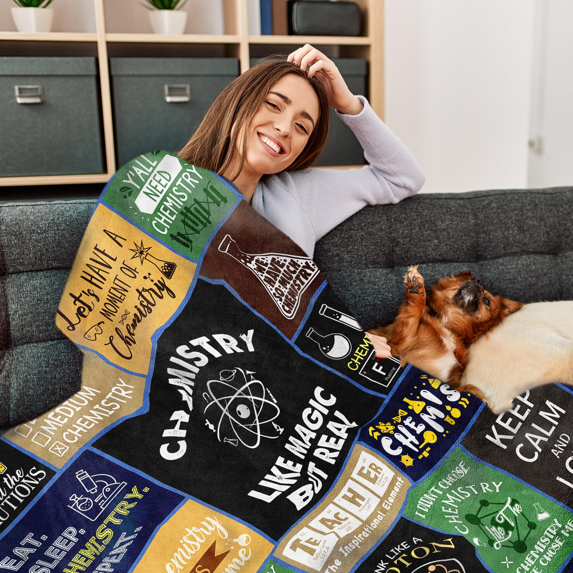 Zawqiye Lehrergeschenk-Decke – 152,4 X 127 Cm, Flanell, Für Dankbarkeit, Geburtstag, Weihnachten