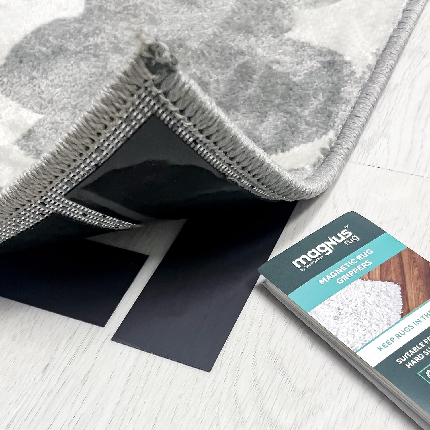 Floormuffler Rug Grippers Magnus Rug Kit. Use The