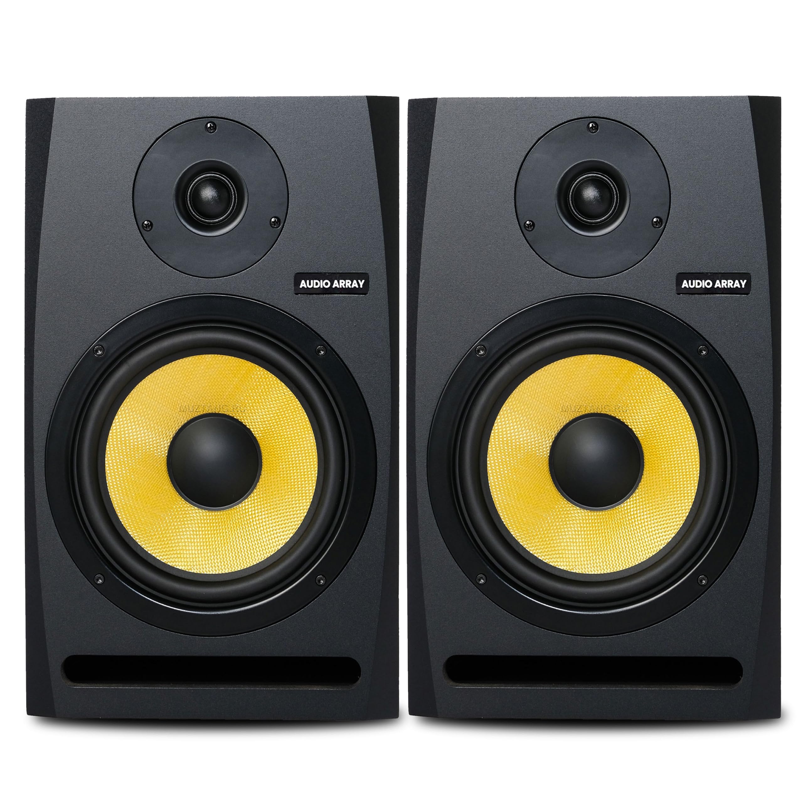 Audio Array 5-Inch 2 Way Near Field Studio Monitor Speakers Pair | 140W RMS Class AB Amplification | Kevlar Woofer, Silk Dome Tweeter | XLR/TRS Inputs | 56Hz-22kHz Frequency Response | M5-image-46