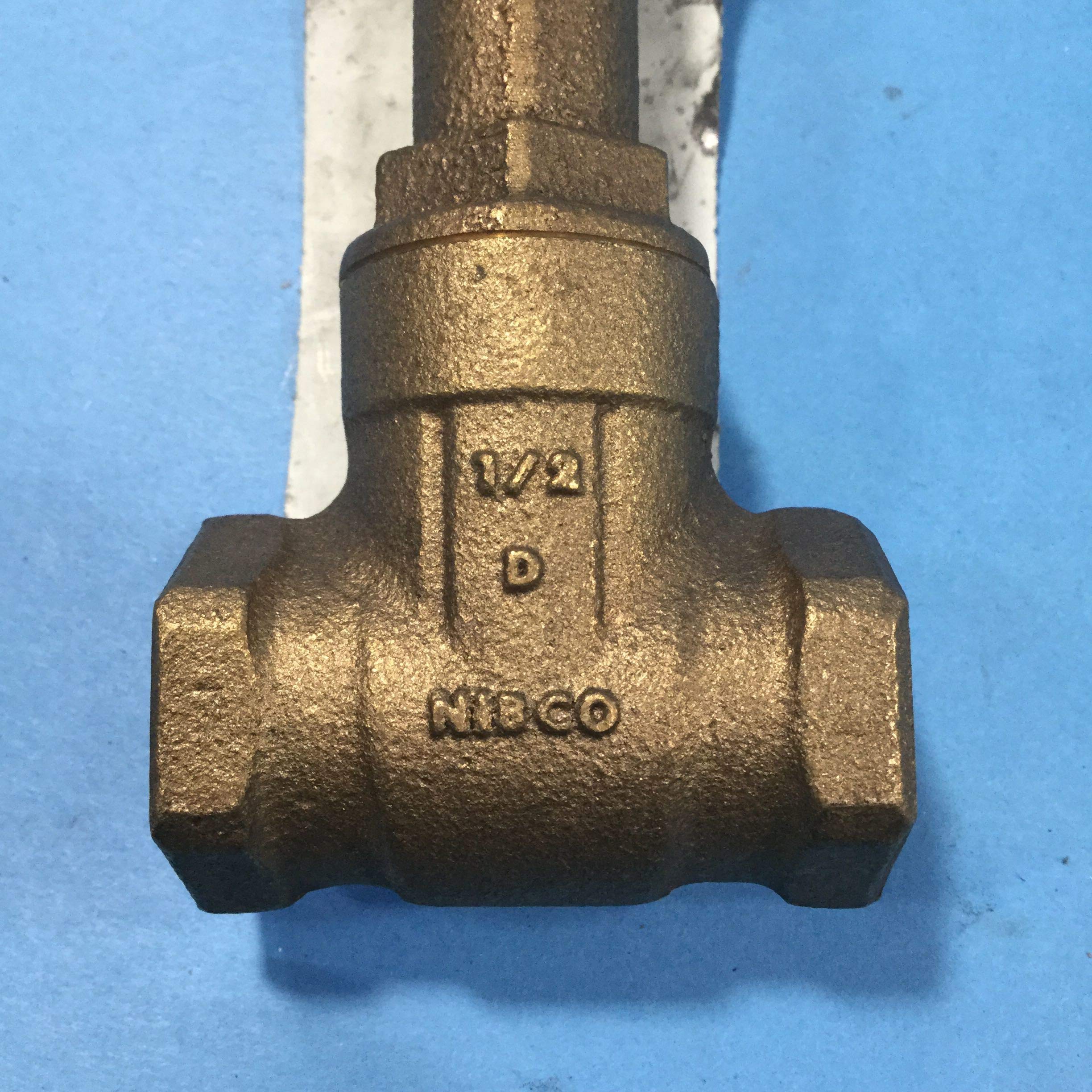 Nibco 1/2 in. 125# Bronze Threaded Rising Stem Gate Valve