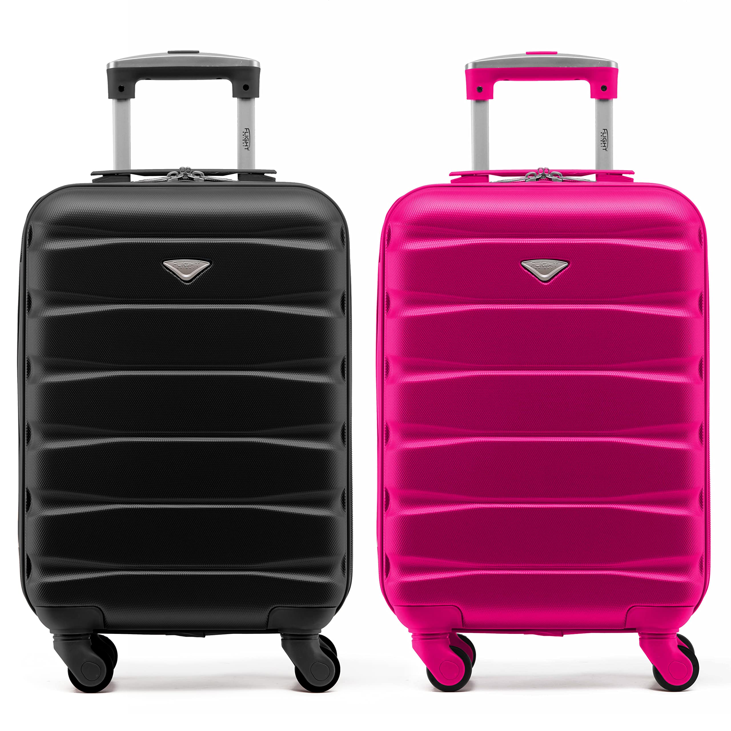 Flight Knight Suitcase Set of 2 Lightweight 4 Wheel ABS Hard Case Cabin Carry On Hand Luggage Approved for Over 100 Airlines Including easyJet, British Airways, Ryanair & Many More 55x35x20cm — view 27