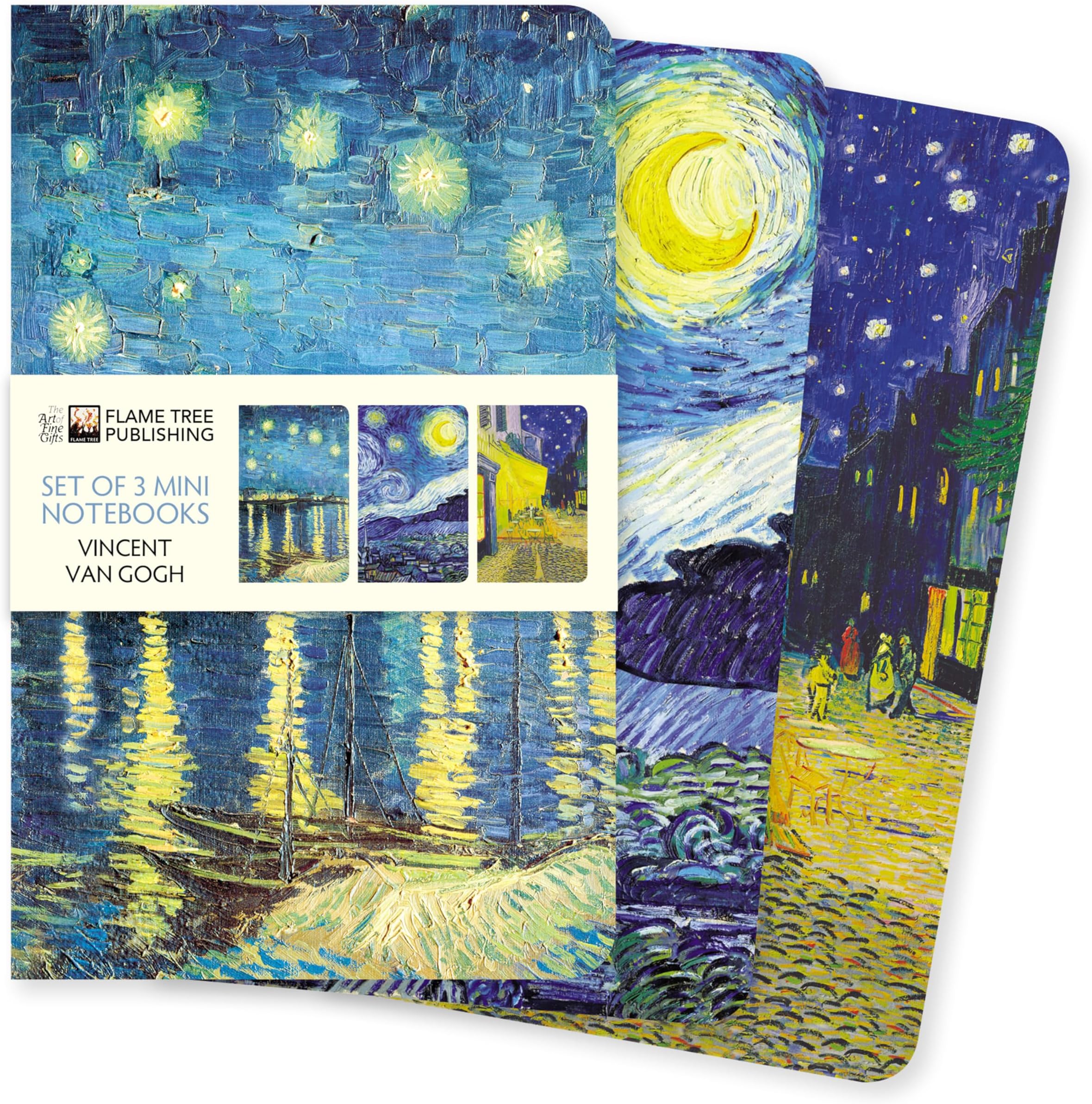 Vincent van Gogh Set of 3 Mini Notebooks