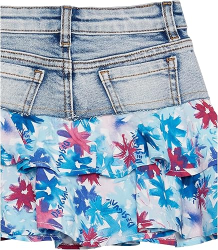 Vista 8 de Desigual Girl Denim Skirt Evase
