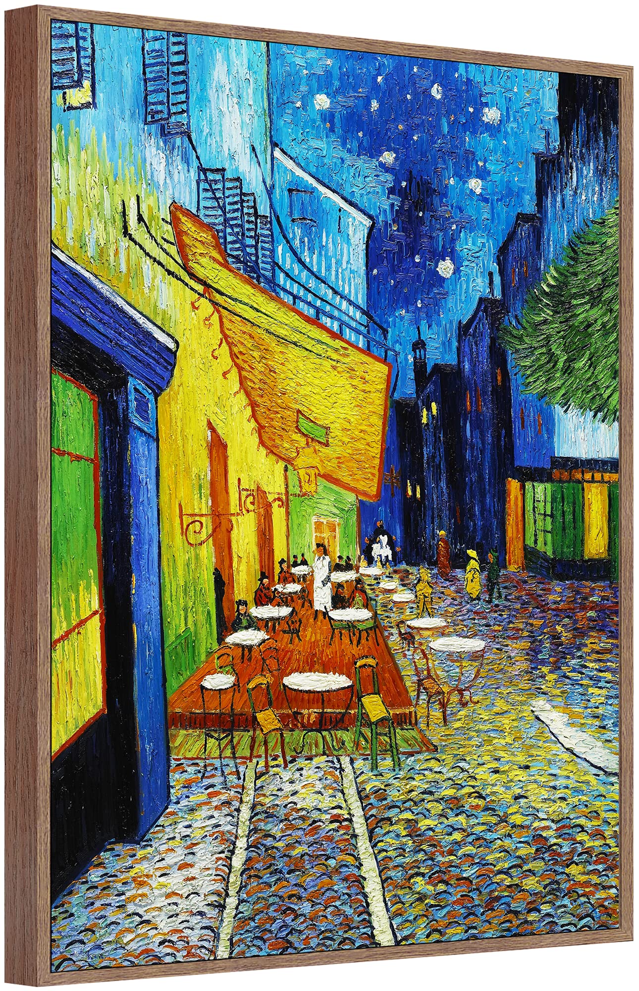 GENTLE DEER Lienzo enmarcado para pared de Vincent Van Gogh con diseño de pintura al óleo clásica, estilo de reproducción de obras de arte abstractas de calidad museo para decoración del hogar
