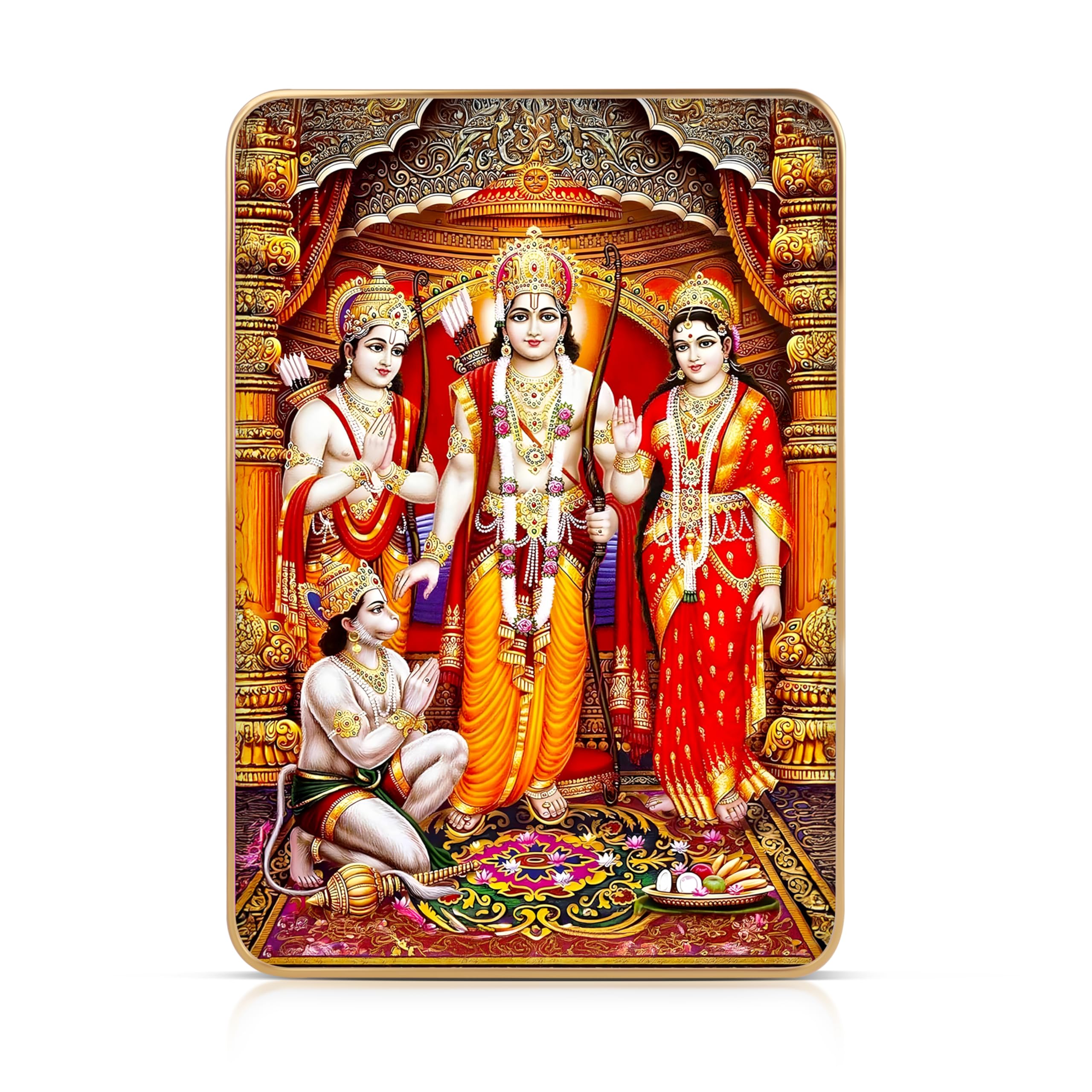 Ram Darbar Frame - Lord Ram Family Wall Decor -6