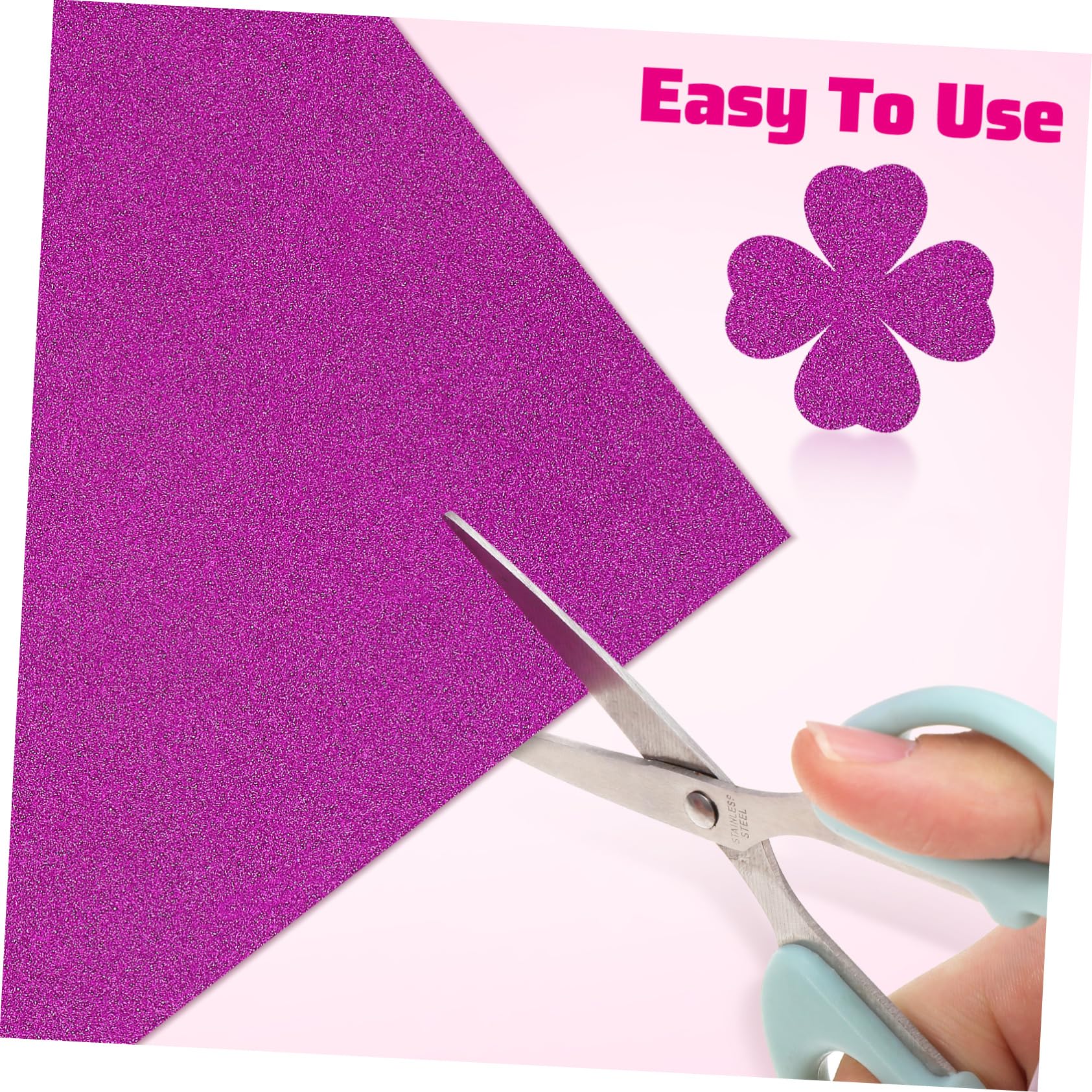 60 Blatt Farbiges Glitzerkartonpapier mit Goldglitzer 250g/m² Starker Karton für Bastelarbeiten und Kartenbasteln Langlebig und Leicht zu Kleben Zufällige Farbe