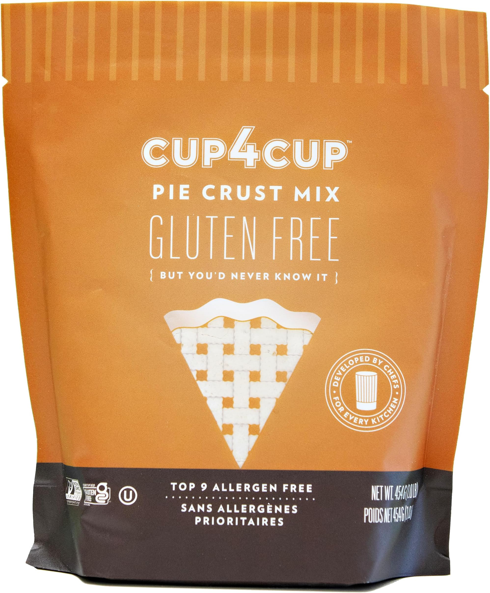 Cup4cup Gluten-Free Pie Crust Mix, 1 Pound