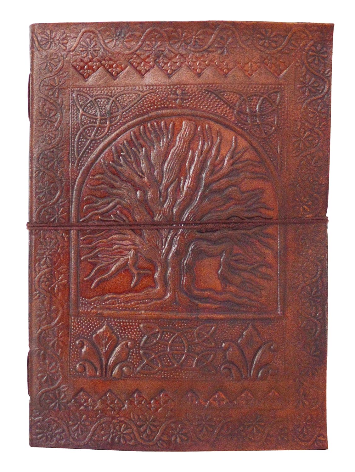 CraftShades Tree of Life Antique Looking Leather Journal Diary Travel Book for Men and Women      Picture Book