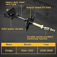 Vista 2 de 925-512 Soporte de cabrestante de elevación de neumáticos de repuesto para Dodge Ram 1500 2006-2008 Reemplaza# 55366492AC,55366492AD, 55366492AE