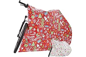 JOYIN Jumbo Christmas Bicycle Gift Bag