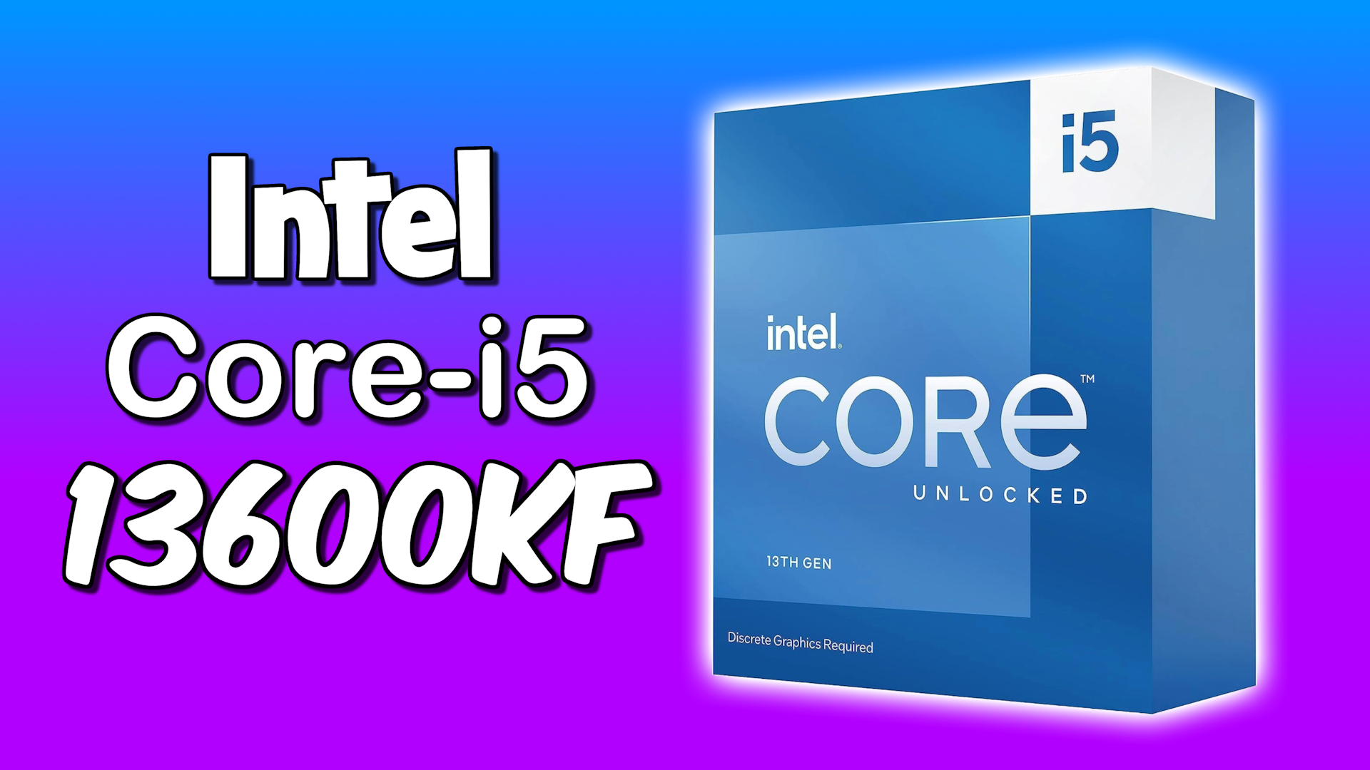 Watch Intel Core i5-13600KF Gaming CPU Review on Amazon Live
