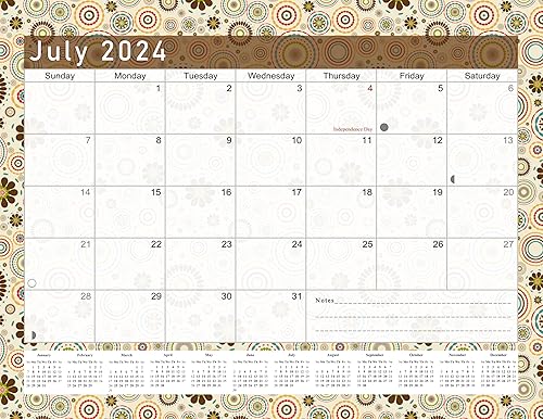 Miniatura 2 de Calendario de escritorio mensual de pared con espiral para 2021  2022  Calendario de escritorio de 16 meses  Calendario de pared  planificador -