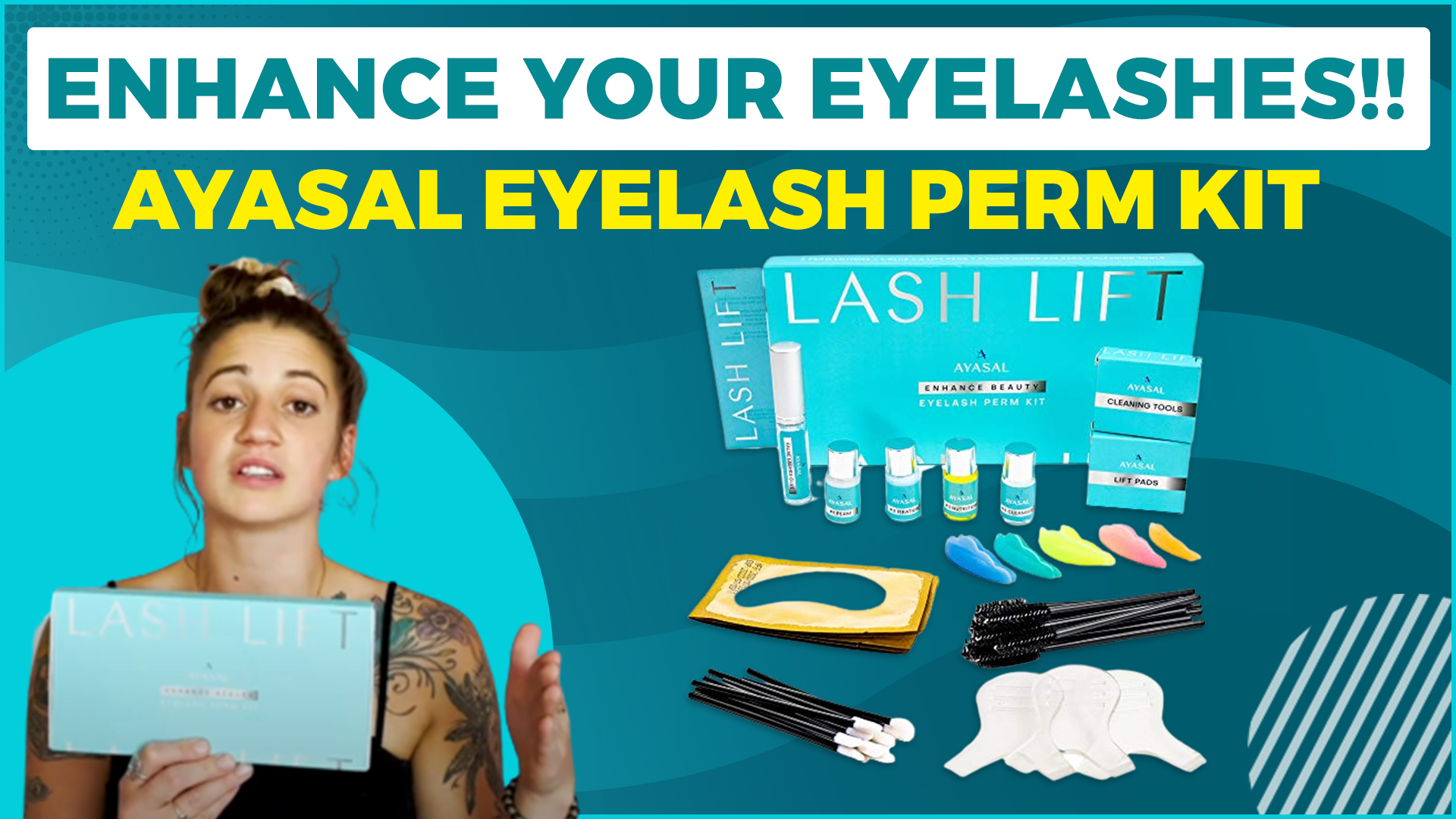 AYASAL Lash Lift Kit Eyelash Perm Kit, with Detailed Instruction
