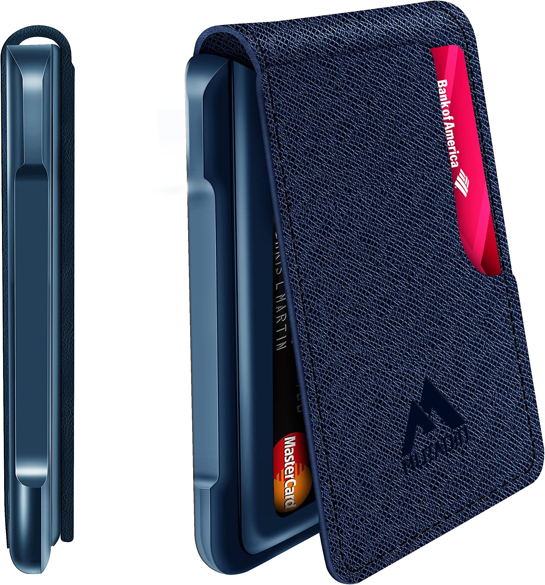 Mens Wallet Tactical Bifold Wallets for Men Metal RFID Blocking Aluminum Money Cards Holder Gifts for Men