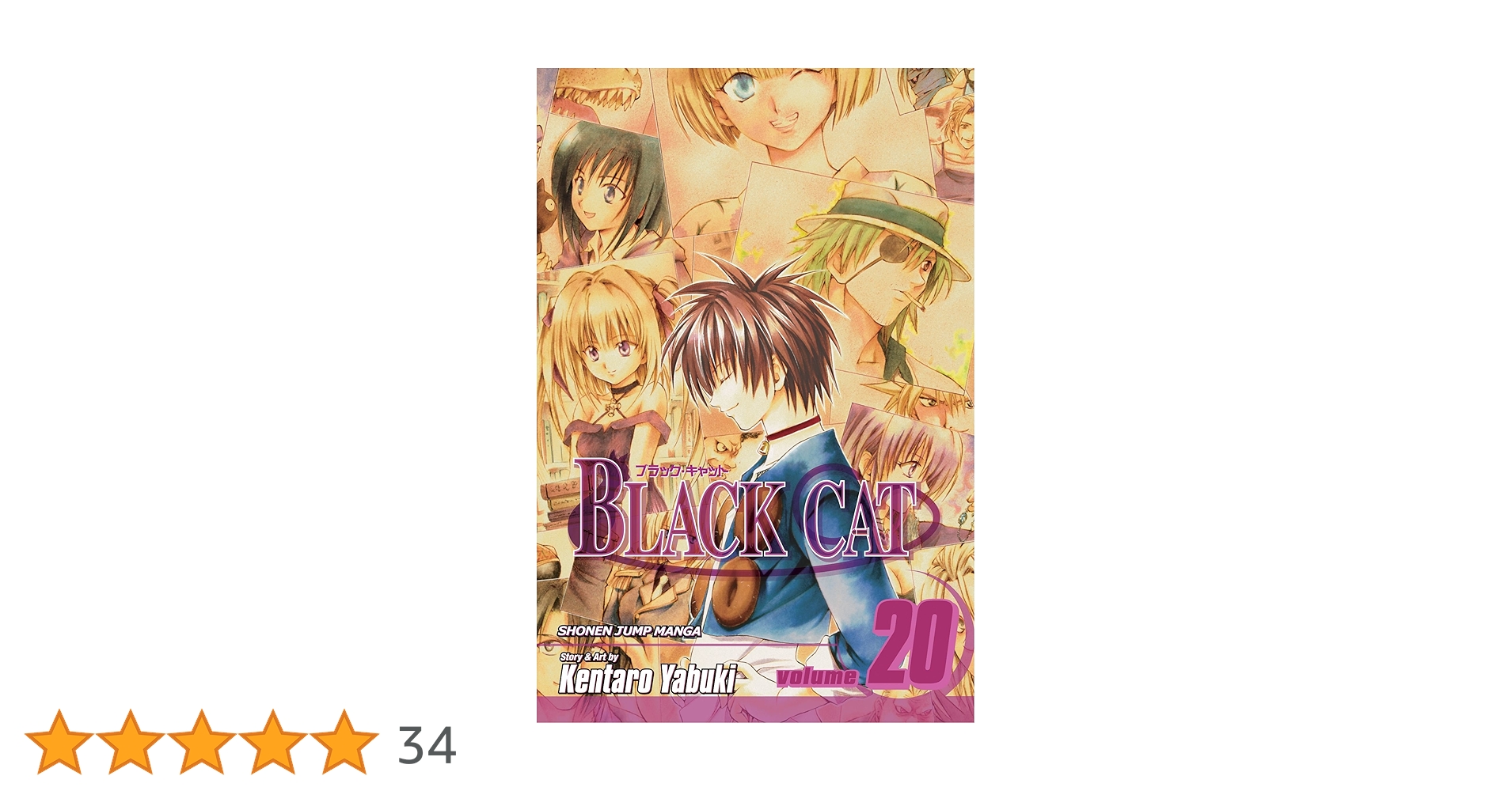 Black Cat 英語版　漫画　English Manga Black Cat English Manga Kentaro Yabuki Shonen Jump Viz Media