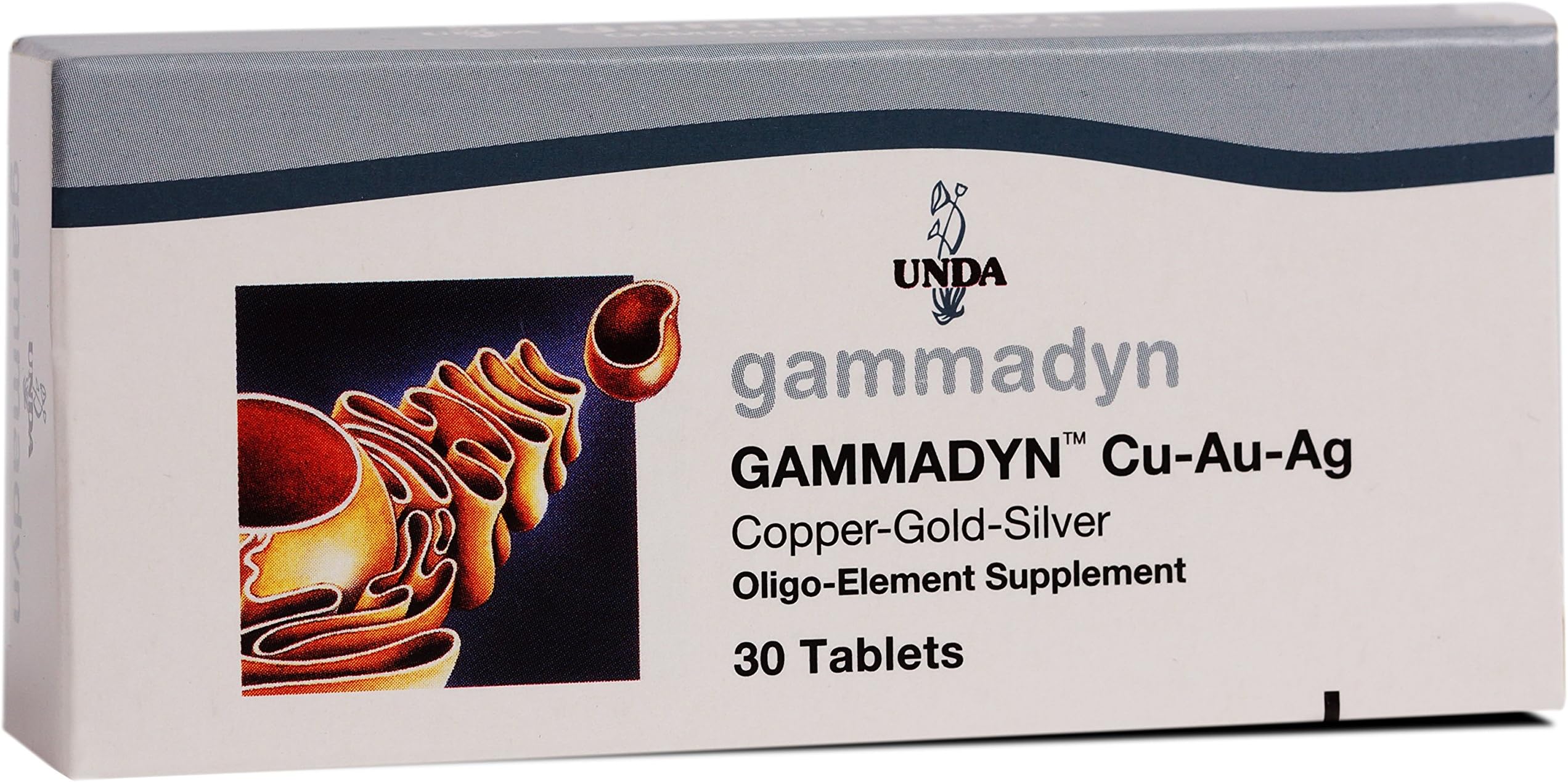 UNDA GAMMADYN Cu-Au-Ag | Oligo-Element Supplement for Copper, Gold, and Silver* | 30 Tablets